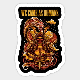 WE CAME AS ROMANS MERCH VTG Sticker